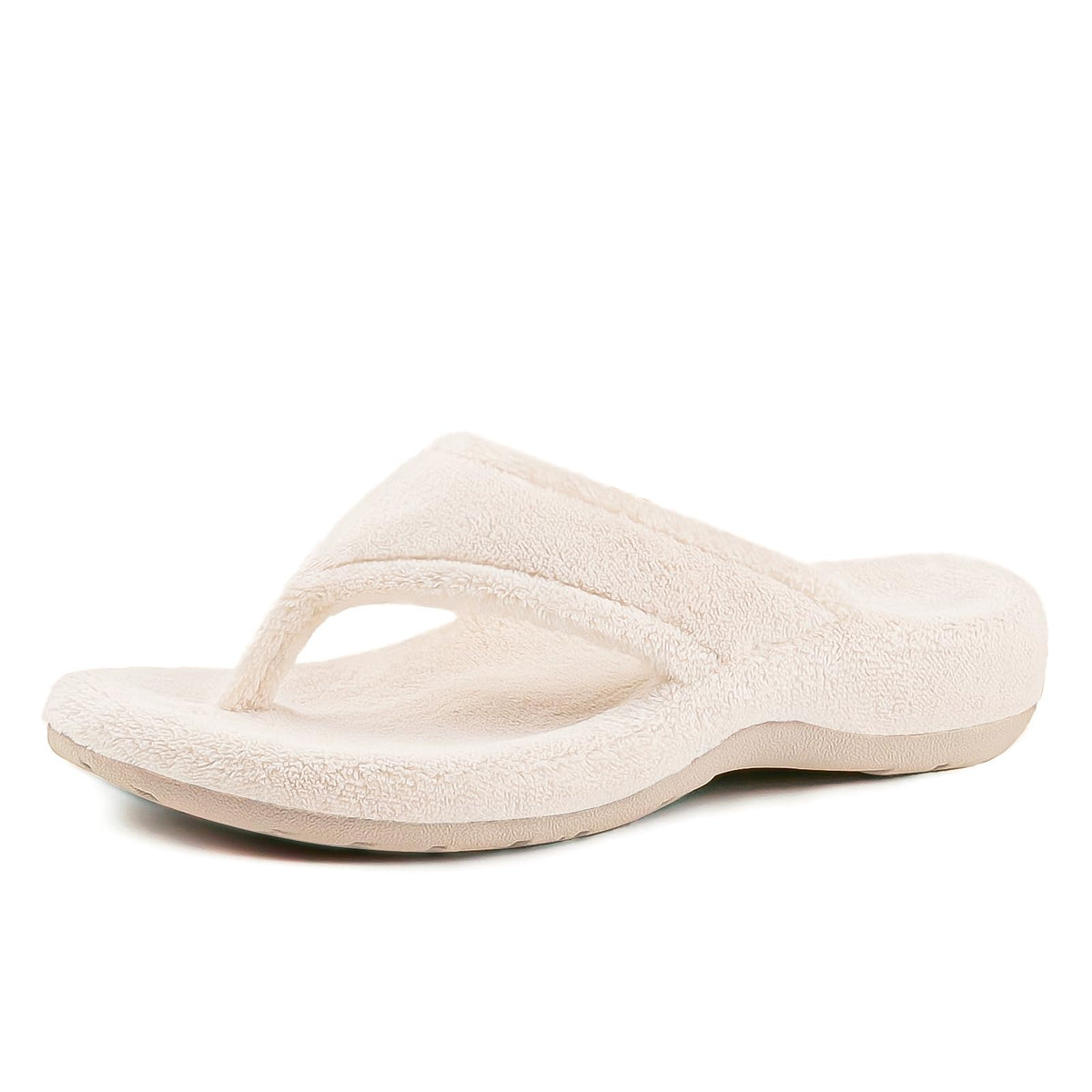 BCSTUDIO Women's Orthopedic Flip Flop Fuzzy Slippers with Arch Support