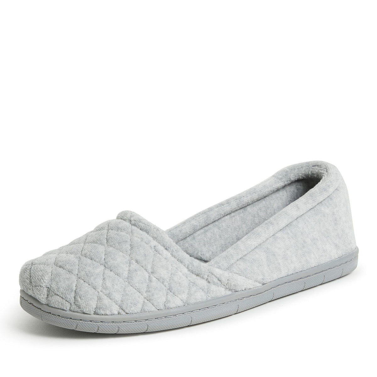 Dearfoams Women's Microfiber Velour A-Line Flat