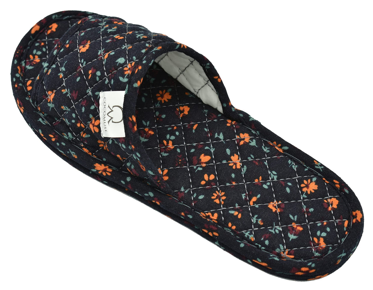 Ultralight Soft Indoor Open Toe Cotton linen Slippers Absorb Sweat Cloth Bottom House Slippers