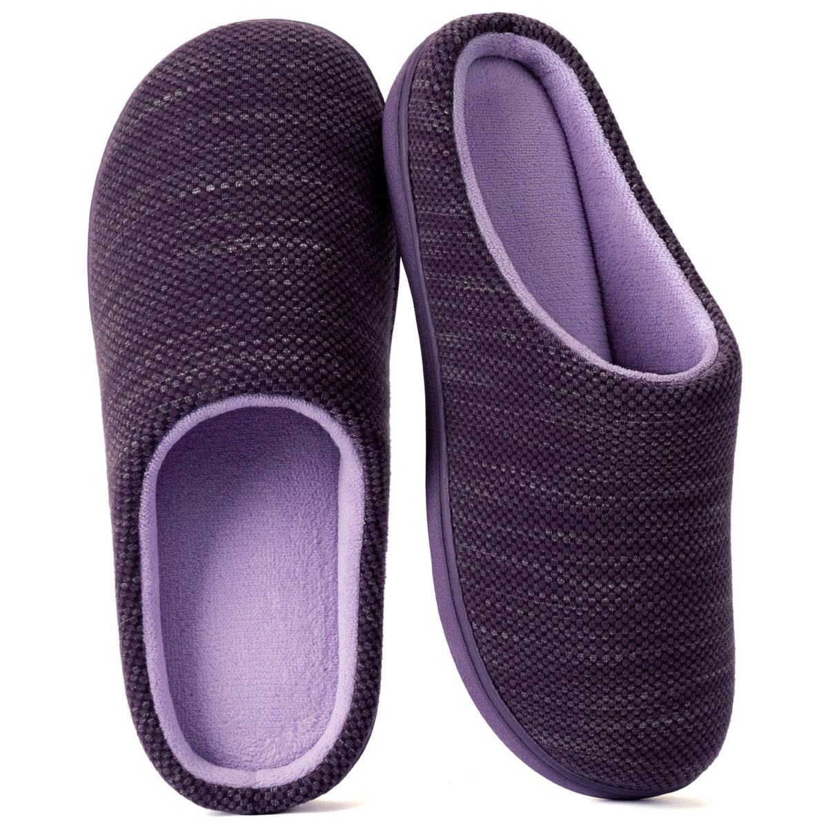 RockDove Womens Birdseye Knit Memory Foam Slippers