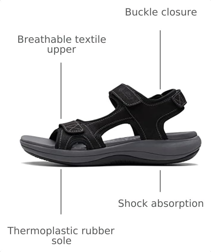 Clarks Women's Mira Bay Flat Sandal