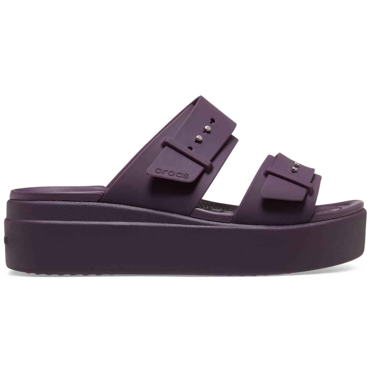 Crocs Women's Brooklyn Buckle Low Wedges