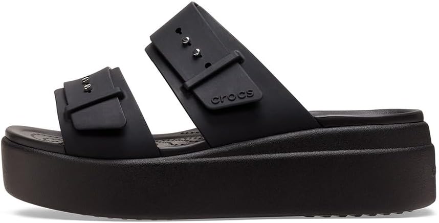 Crocs Women's Brooklyn Buckle Low Wedges