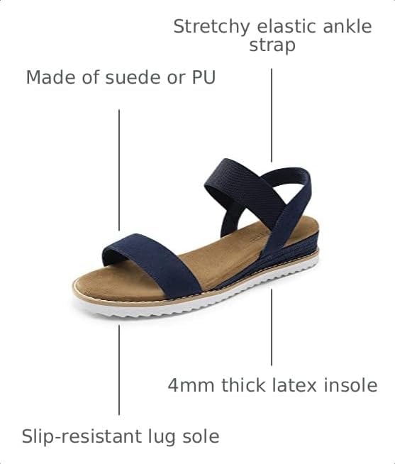 DREAM PAIRS Womens Espadrilles Ankle Strap Sandals