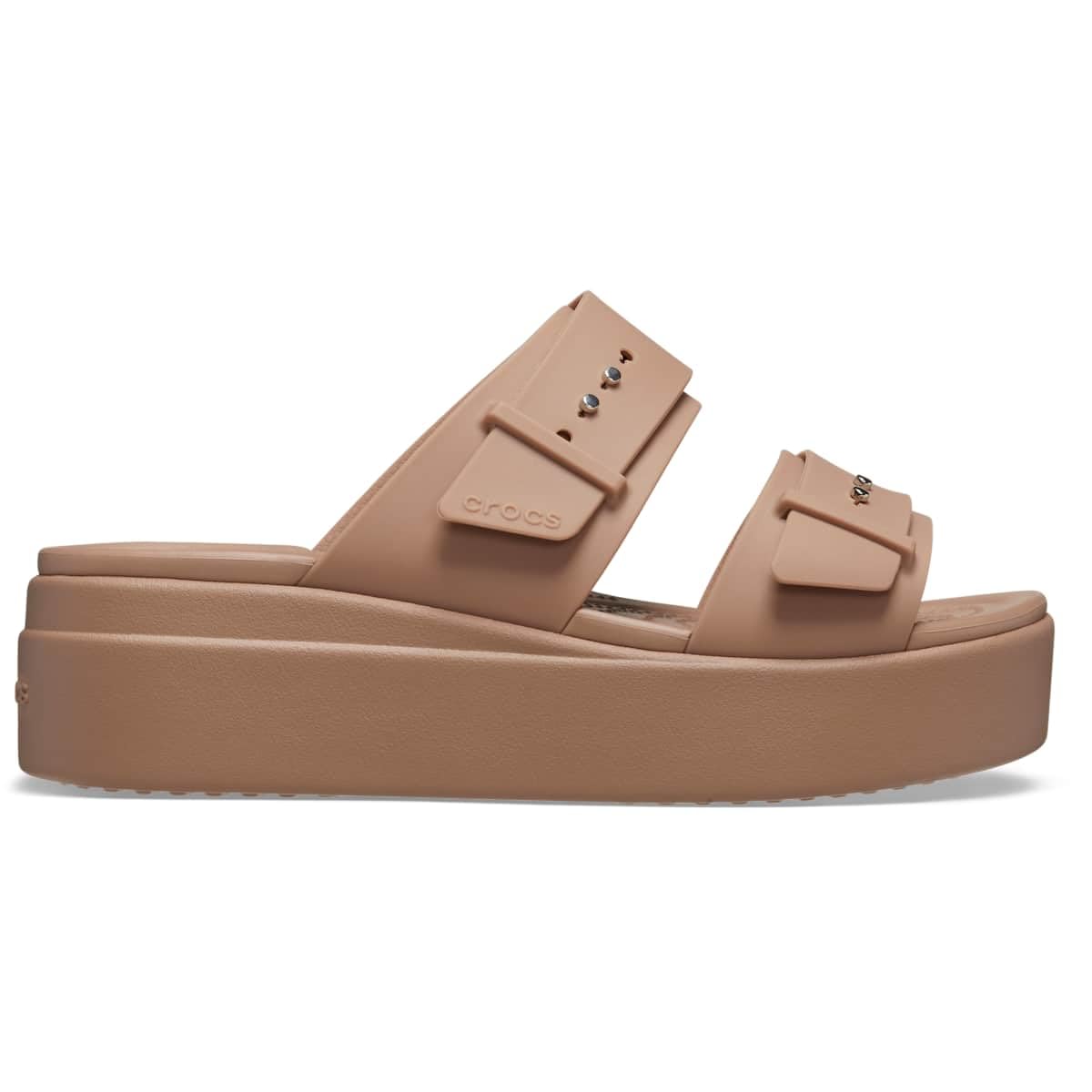 Crocs Women's Brooklyn Buckle Low Wedges