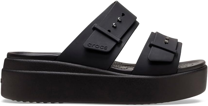 Crocs Women's Brooklyn Buckle Low Wedges
