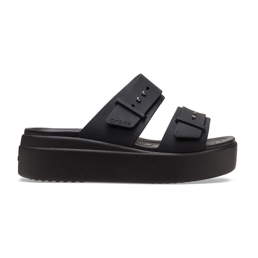 Crocs Women's Brooklyn Buckle Low Wedges