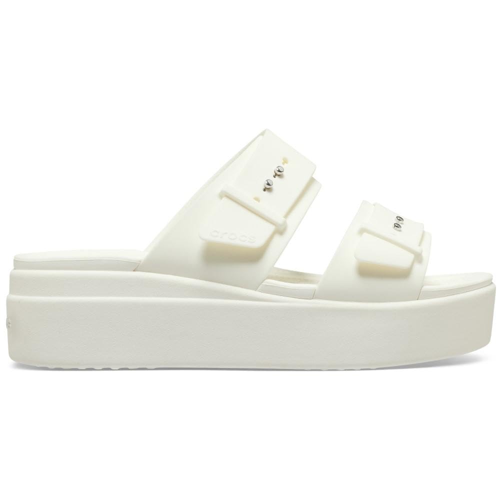Crocs Women's Brooklyn Buckle Low Wedges