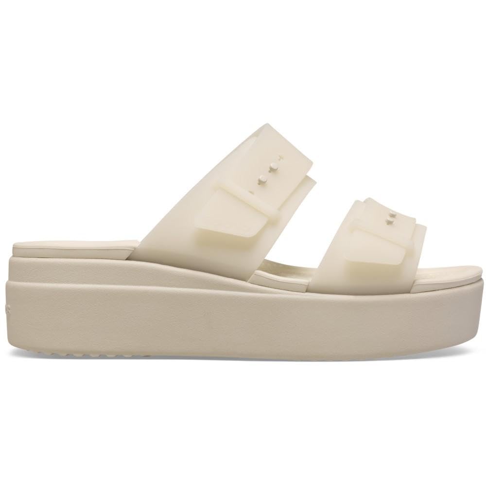 Crocs Women's Brooklyn Buckle Low Wedges