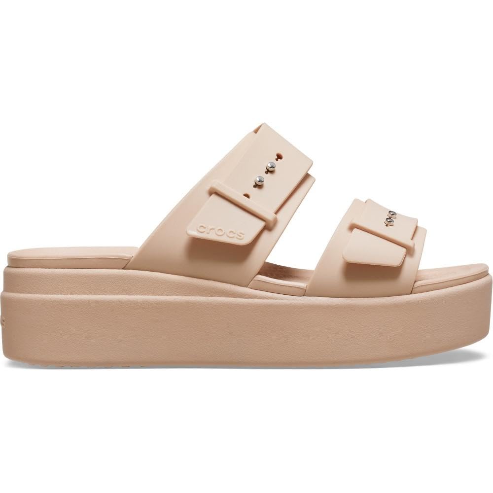 Crocs Women's Brooklyn Buckle Low Wedges