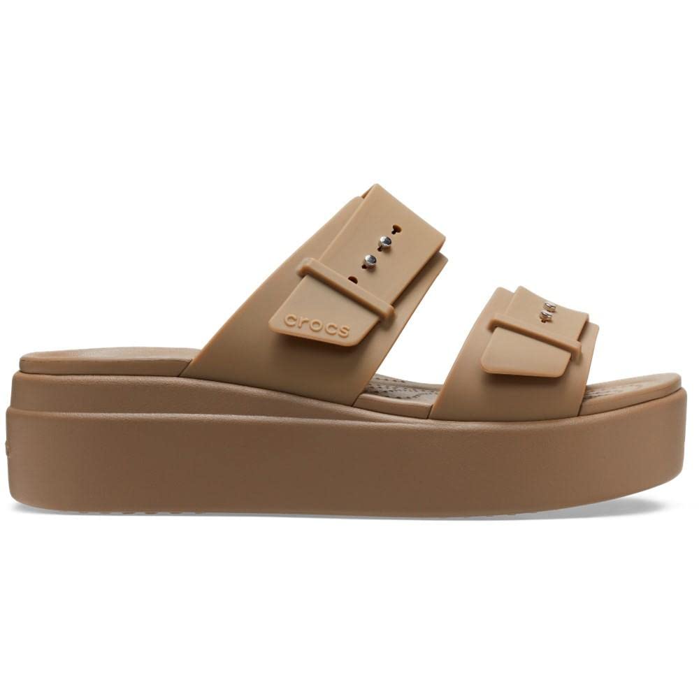 Crocs Women's Brooklyn Buckle Low Wedges