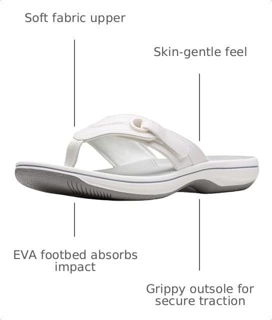Clarks Women's Breeze Reyna Cloudsteppers Flip-Flop