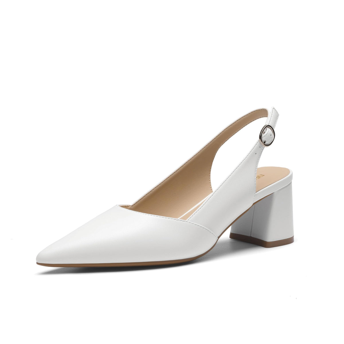 DREAM PAIRS Womens Slingback Chunky Heels Work Shoes