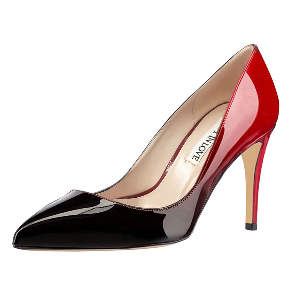 JOY IN LOVE Women's Pumps 3.5" Pointed Toe High Heels