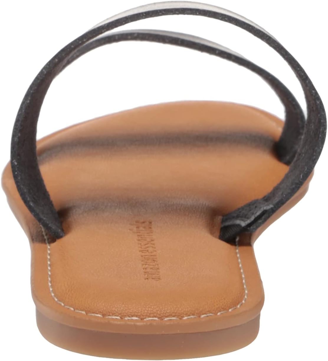 Amazon Essentials Women's Two Band Slip On Open Toe Fashion Slide Sandal
