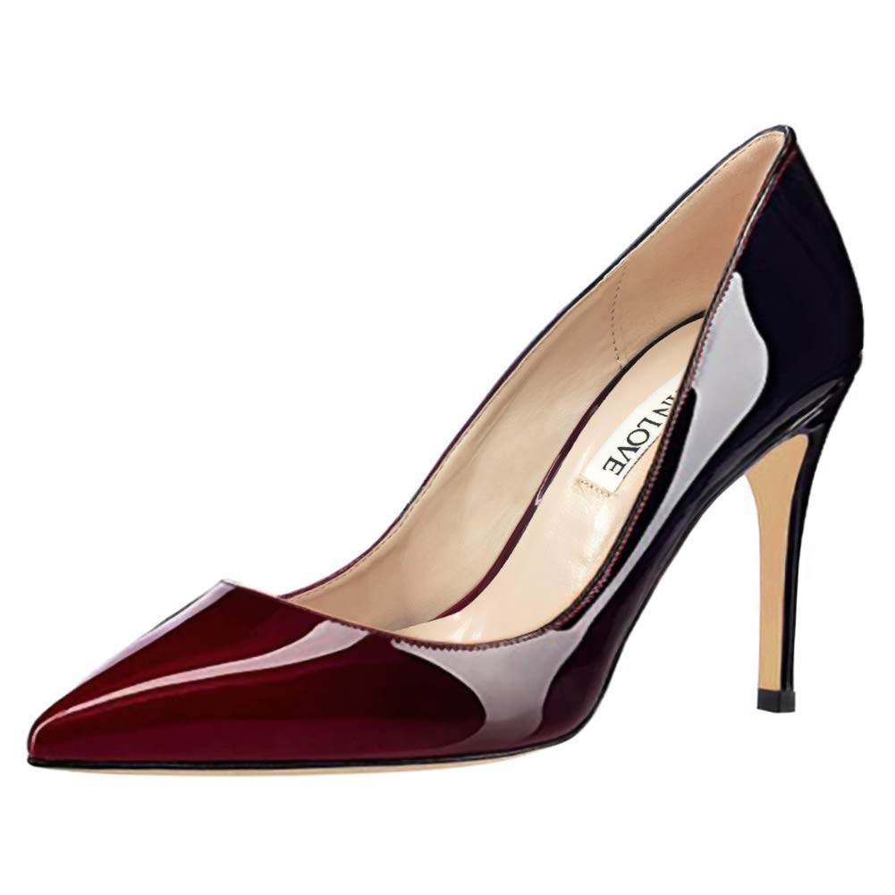 JOY IN LOVE Women's Pumps 3.5" Pointed Toe High Heels