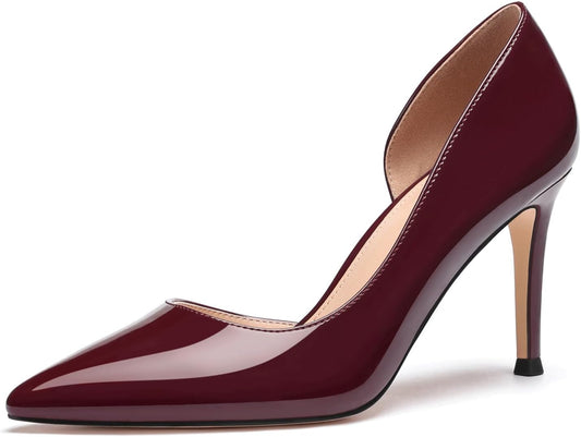 Women's Pumps Closed Pointed Toe High Heels Dress Shoes