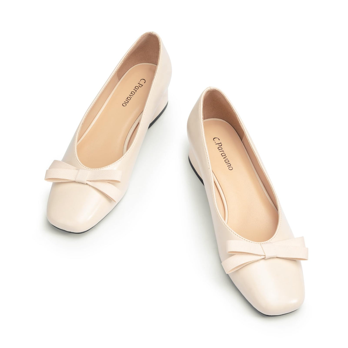 C.Paravano Women's Pumps | Chunky Block Heel & Square Toe | Dressy Casual