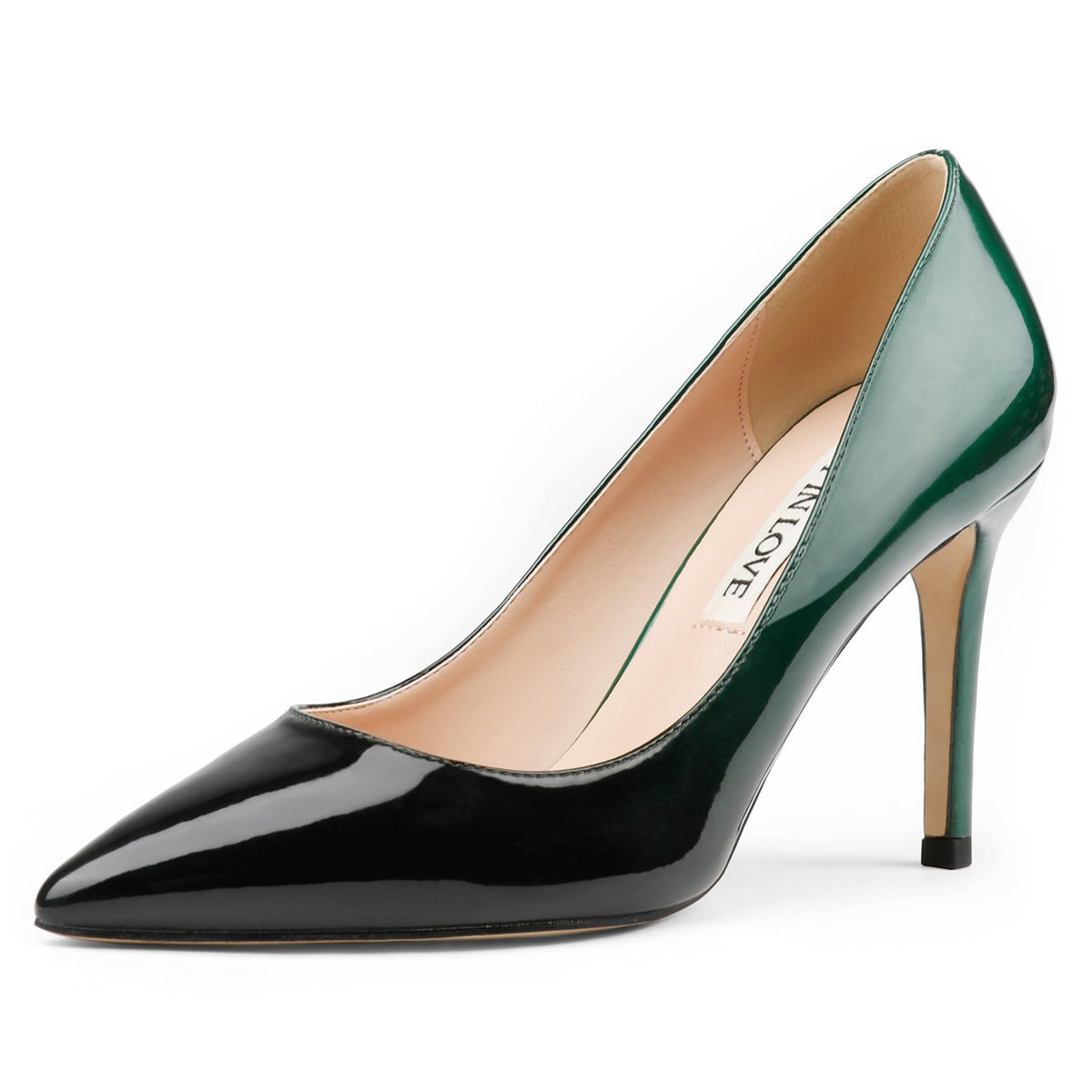 JOY IN LOVE Women's Pumps 3.5" Pointed Toe High Heels