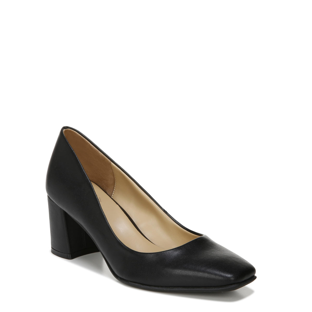 Naturalizer Women's Warner Square Toe Block Heel Pump