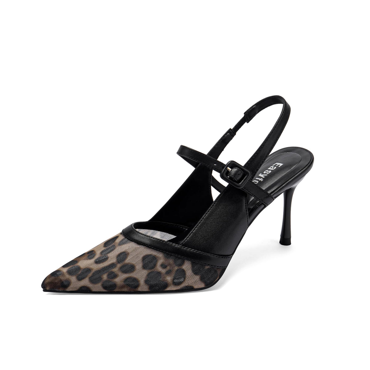 Easyfox Closed Toe Heels for Women Slingback Stiletto Dress Wedding Pumps