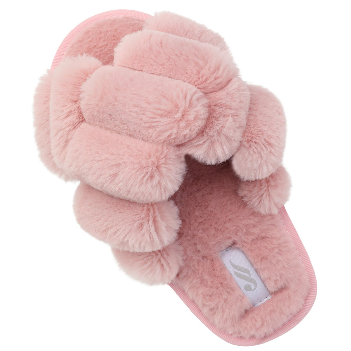 JIASUQI Womens Slippers Fuzzy Fluffy House Slippers for Women House Shoes