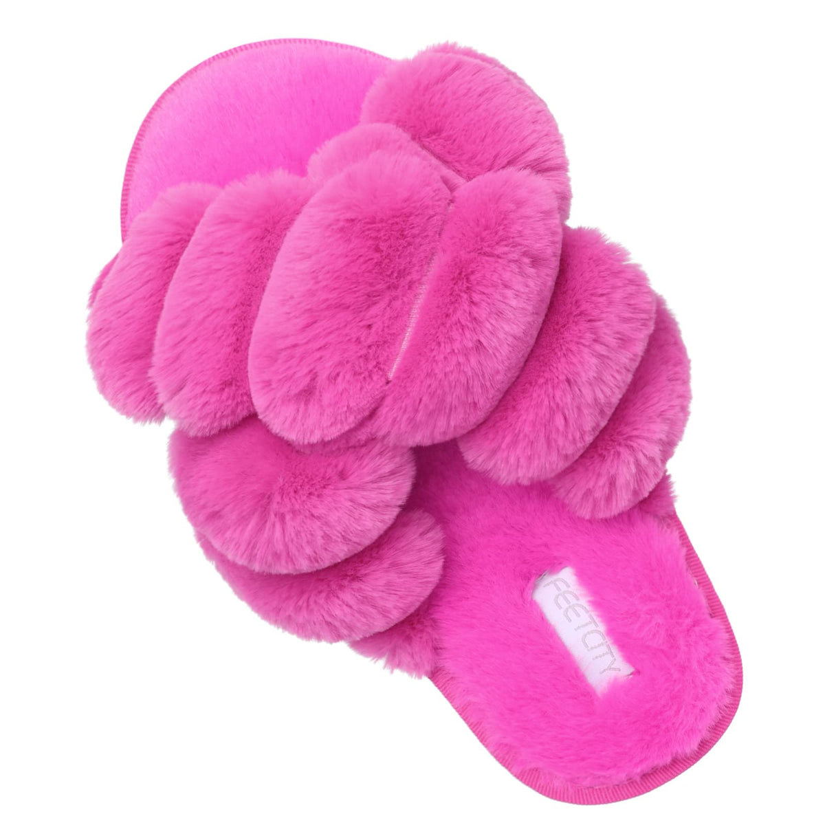 JIASUQI Womens Slippers Fuzzy Fluffy House Slippers for Women House Shoes