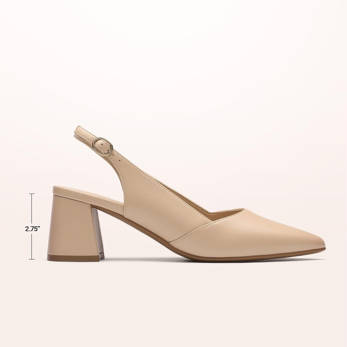 DREAM PAIRS Womens Slingback Chunky Heels Work Shoes
