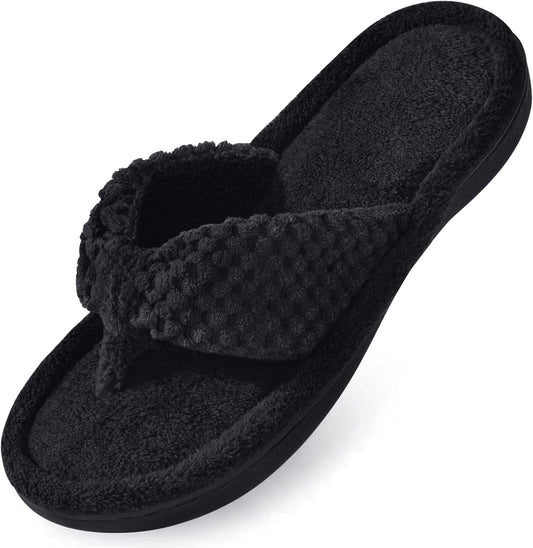 Parlovable Women's Memory Foam Flip Flop Slippers