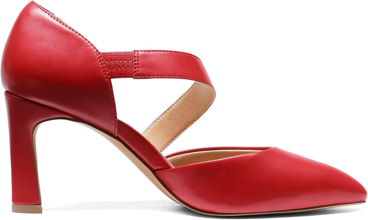DREAM PAIRS Women's High Heels Comfortable Work Pumps