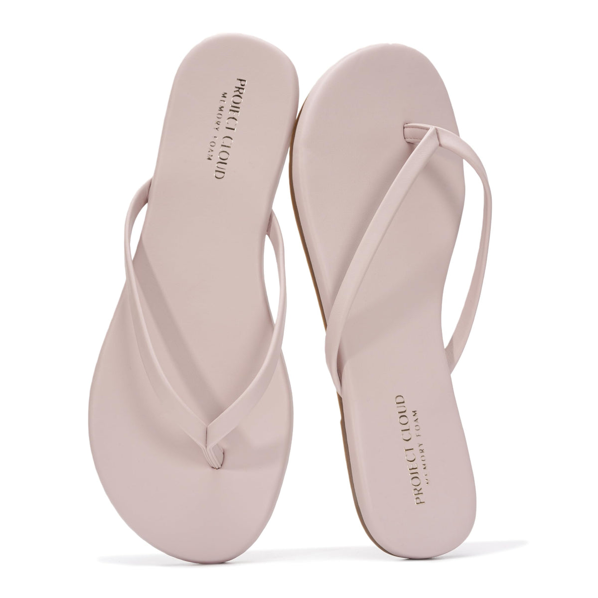 Project Cloud Flip Flops for Women Memory Foam Flats Sandals