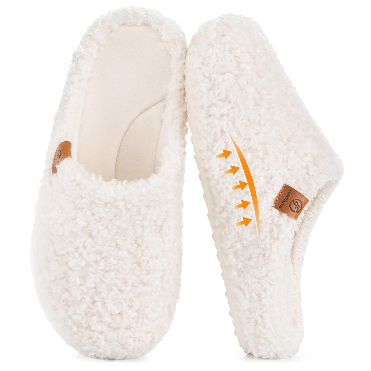 EverFoams Women's Slip on Slippers for Indoor Outdoor