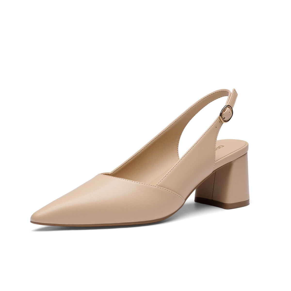 DREAM PAIRS Womens Slingback Chunky Heels Work Shoes