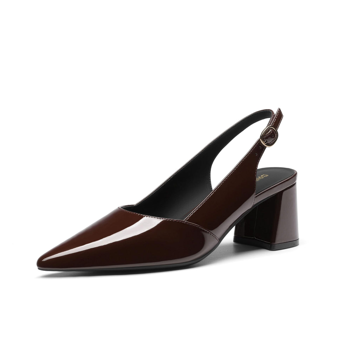 DREAM PAIRS Womens Slingback Chunky Heels Work Shoes
