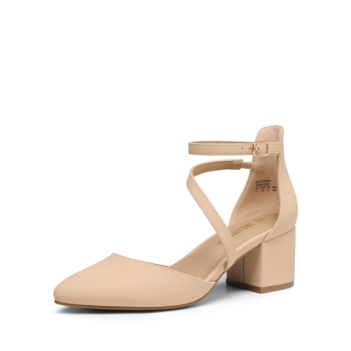 DREAM PAIRS Women's Dress Shoes Block Heels Pumps