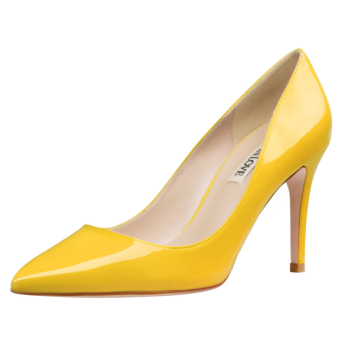 JOY IN LOVE Women's Pumps 3.5" Pointed Toe High Heels