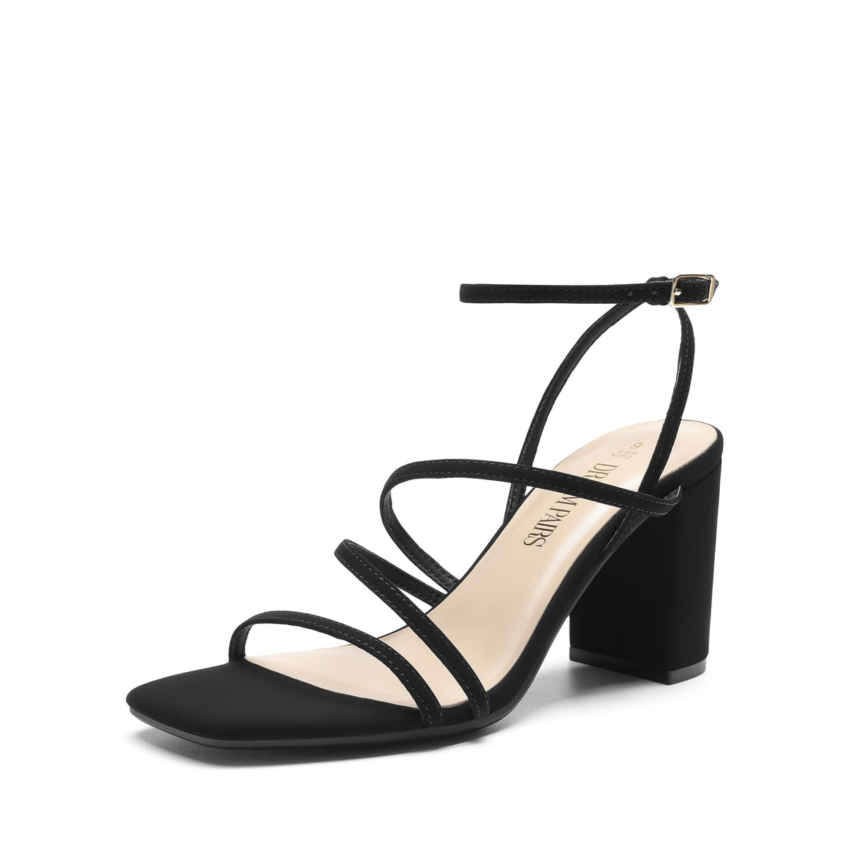 DREAM PAIRS Women's Chunky Heel Sandal