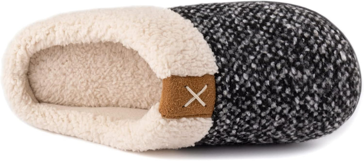 ULTRAIDEAS Women's Indoor Outdoor Slipper Memory Foam