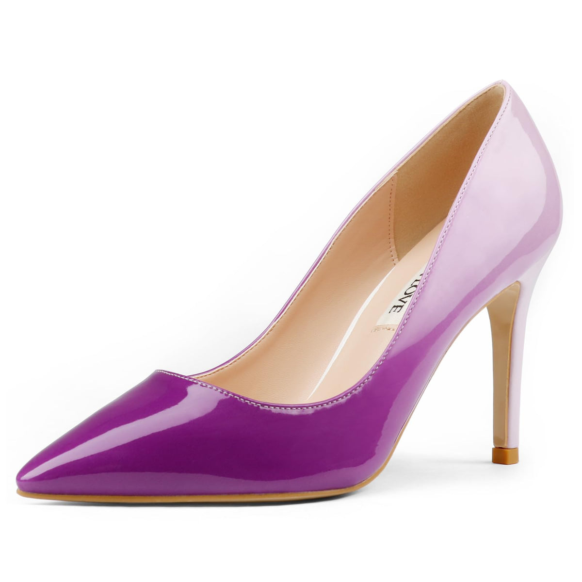 JOY IN LOVE Women's Pumps 3.5" Pointed Toe High Heels