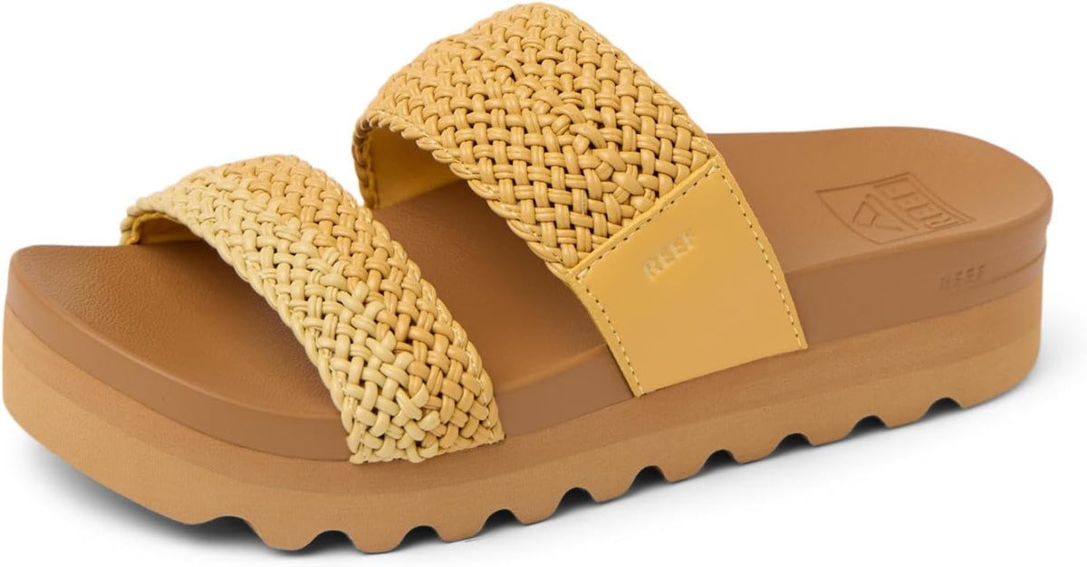 Reef Cushion Vista Hi Womens Platform Fashion Sandal, Arch Support, Ultra Soft Cushion Footbed