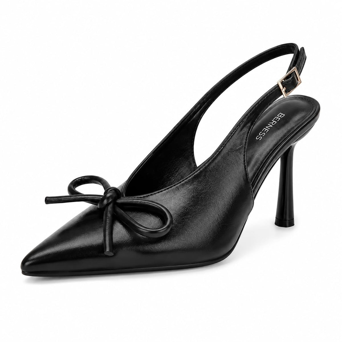Berness Women's Pointed Toe Pumps, 3.5 Inch Stiletto Slingback Heels