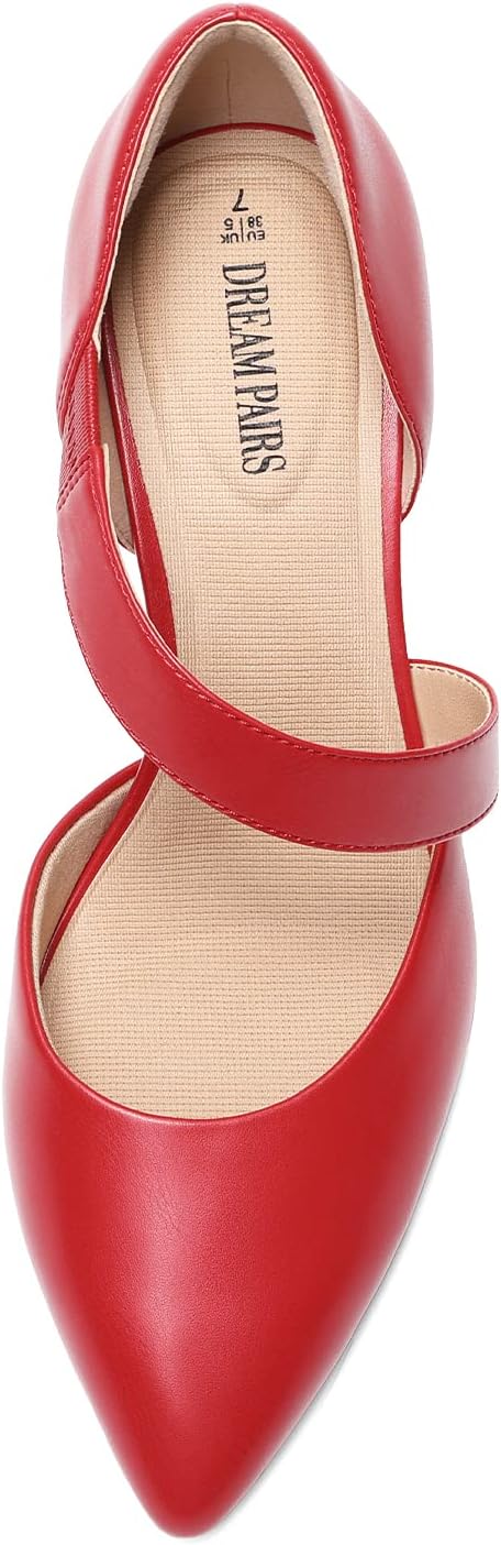 DREAM PAIRS Women's High Heels Comfortable Work Pumps