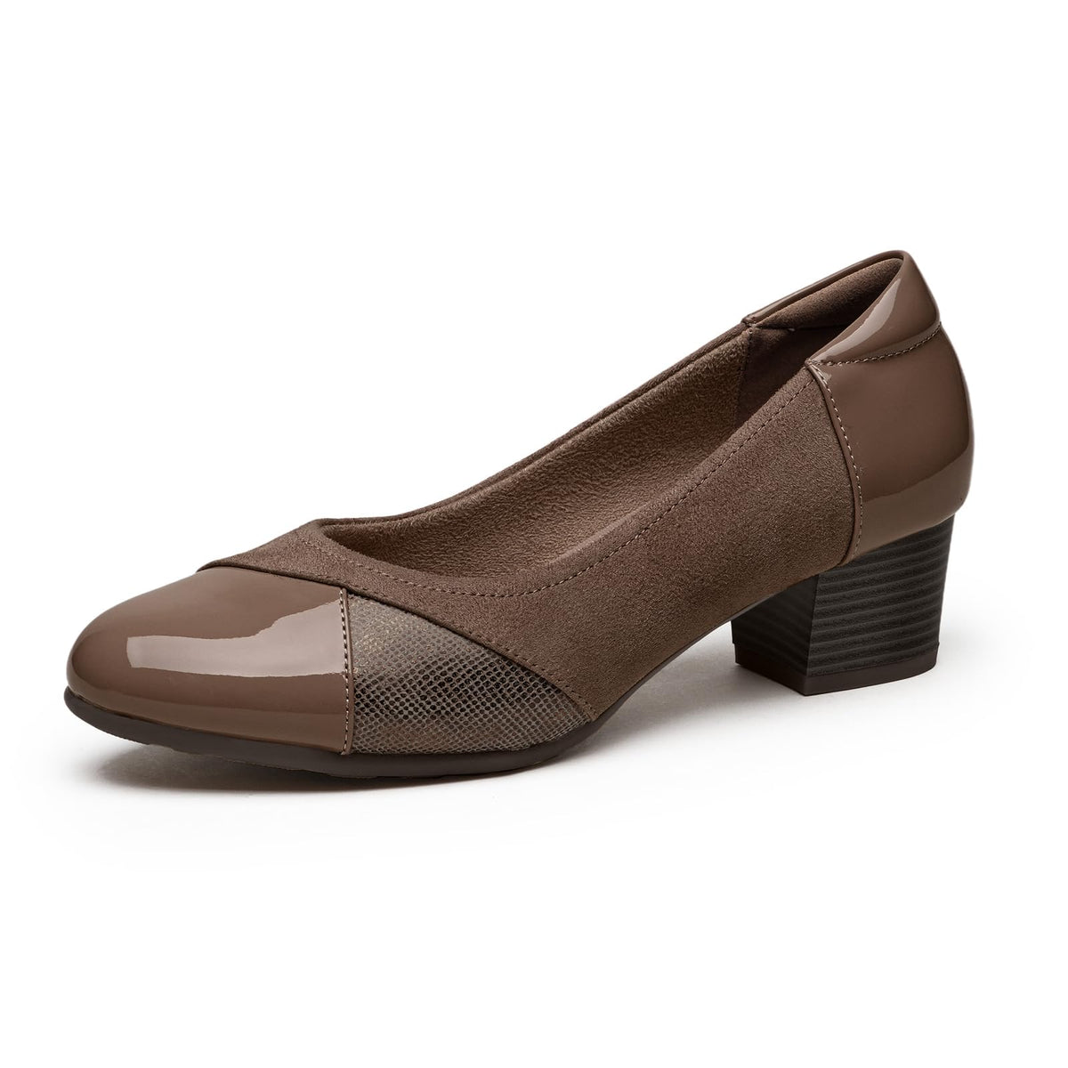 Orthopedic Dress Shoes for Women Low Heel Slip On Women's Pumps Comfortable Office Work Shoes