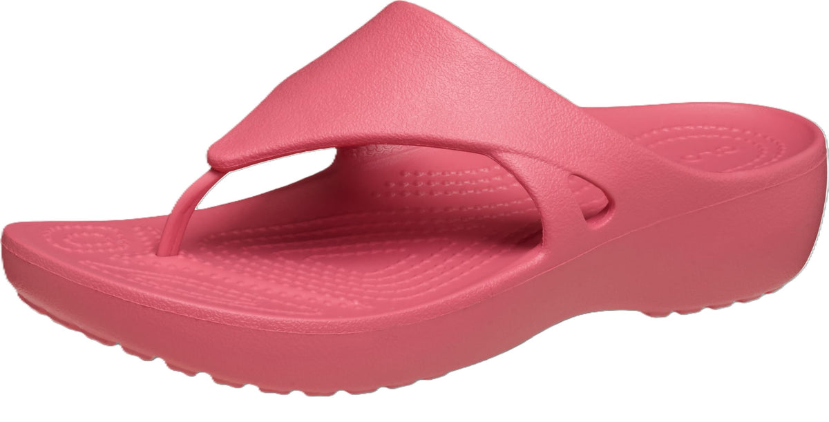 Crocs Womens Kadee Wedge Flip Sandals