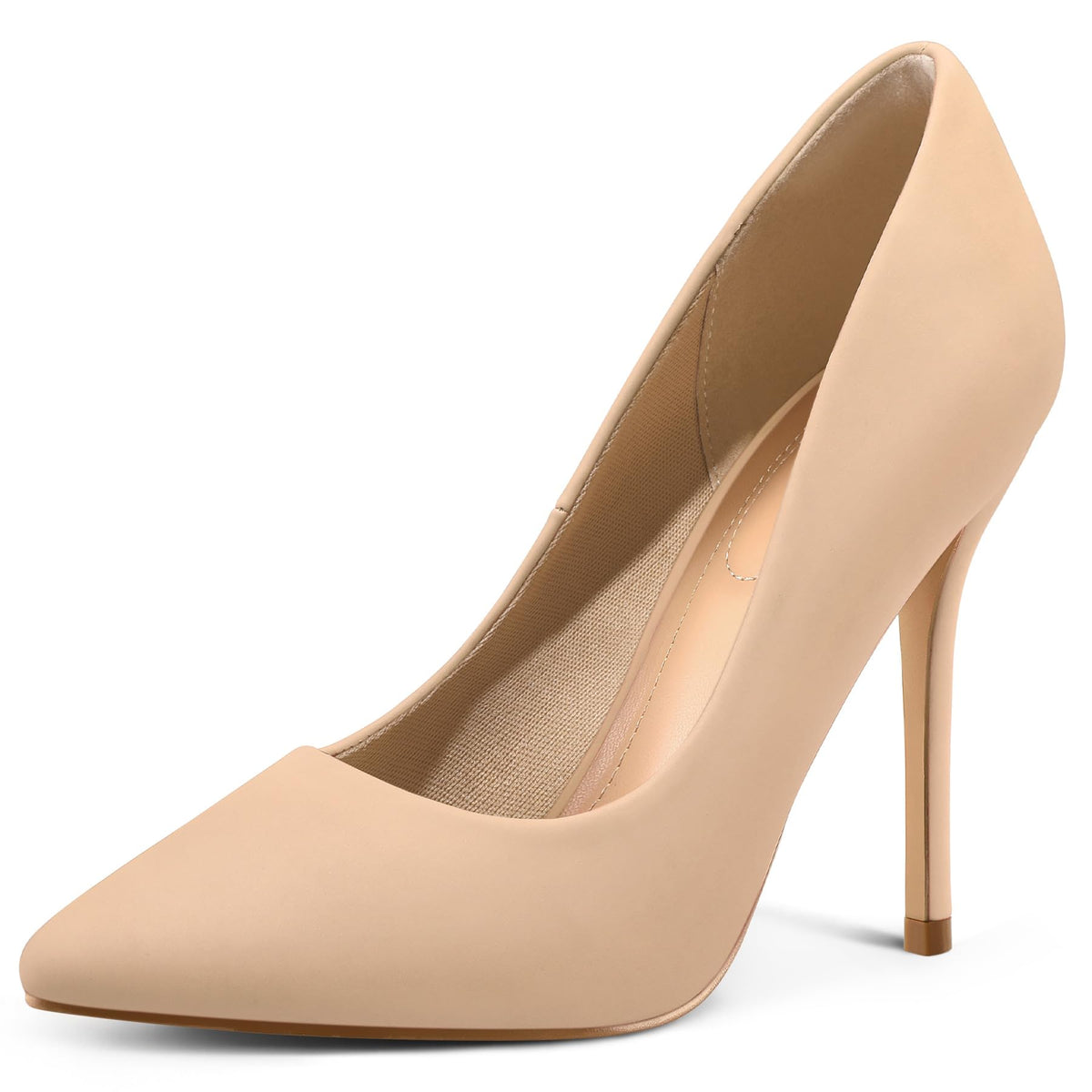 mysoft Women's High Heels Pumps Closed Pointed Toe Stiletto 4IN Dress Shoes