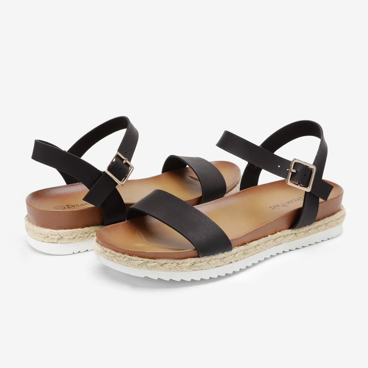 DREAM PAIRS Espadrille Casual Platform Sandals