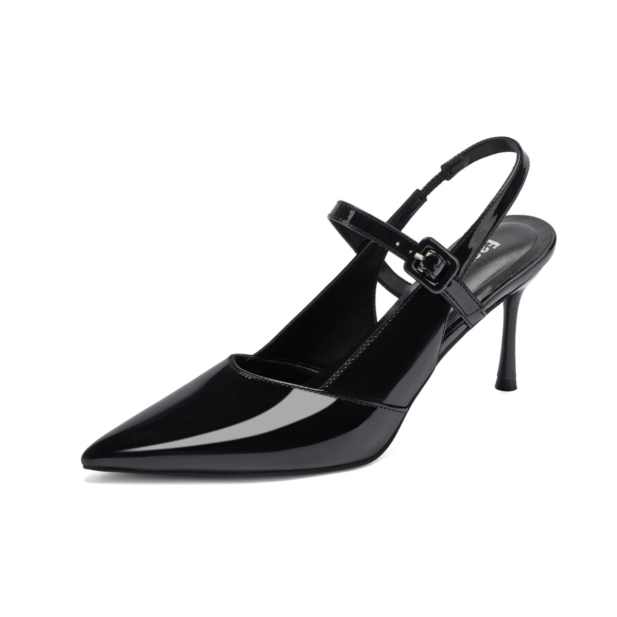 Easyfox Closed Toe Heels for Women Slingback Stiletto Dress Wedding Pumps