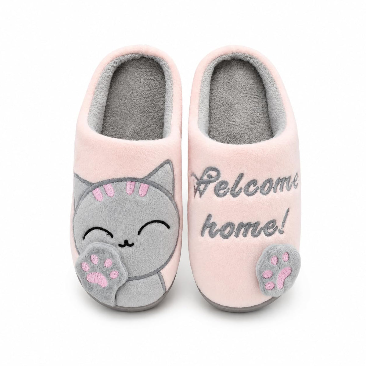 Animal Slippers for Women and Men Fuzzy Memory Foam Non-Slip Warm Indoor