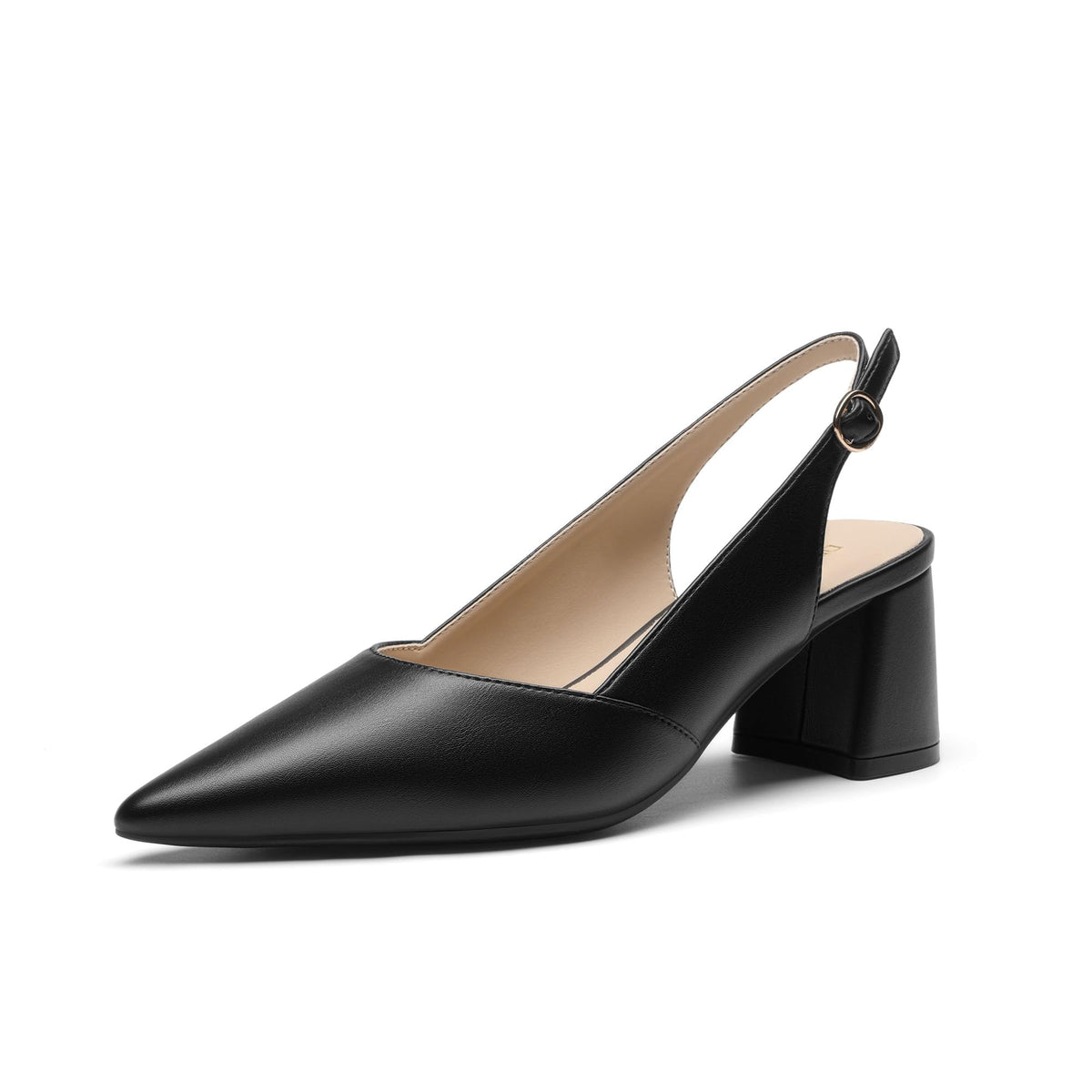 DREAM PAIRS Womens Slingback Chunky Heels Work Shoes