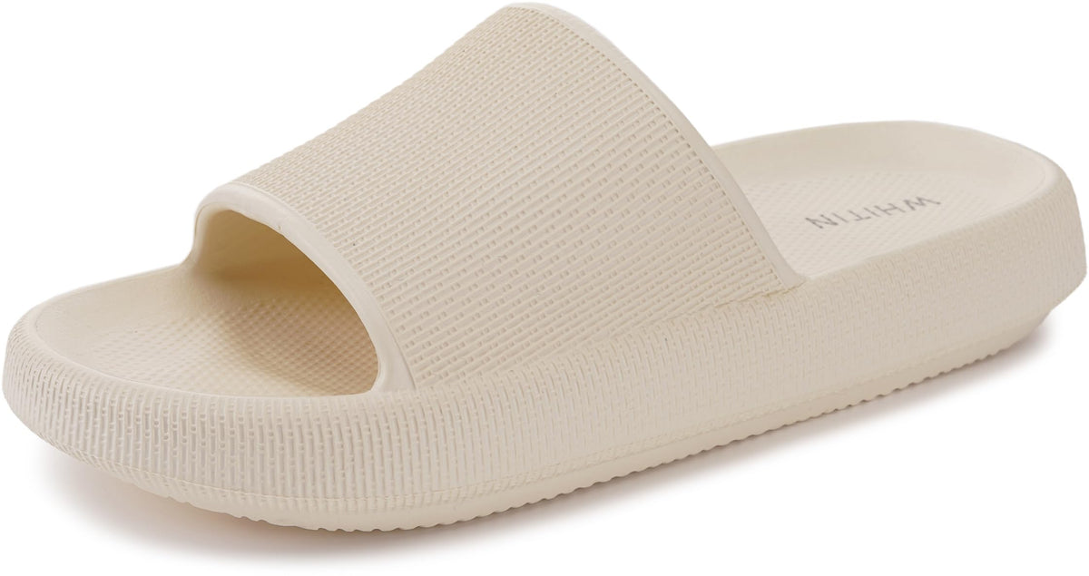 WHITIN Women's Slides with Cushioned Thick Sole Slippers for Home Wear Y13